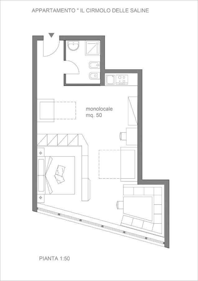 Il Cirmolo Delle Saline Apartment Фалкаде Екстериор снимка